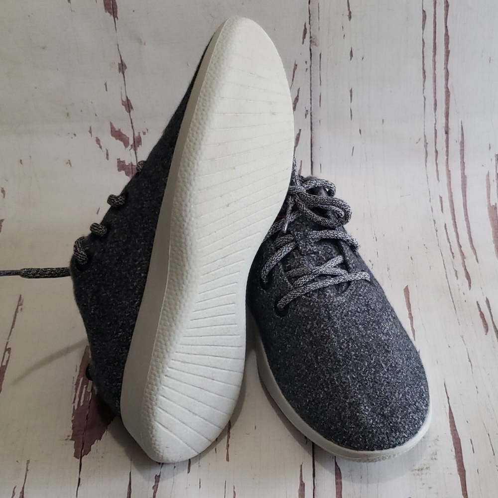 Allbirds 8 mens gray merino casual shoes - Picture 7 of 8